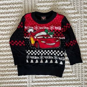 Cars Themed Ugly Christmas Sweater